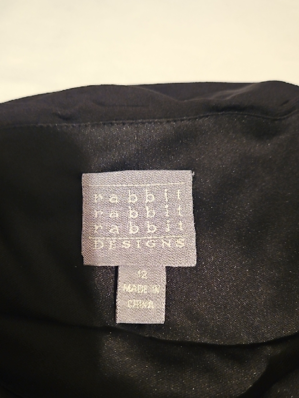 Rabbit Rabbit Rabbit Black Draped Cowl Midi Dress - Picture 3 of 3